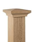 Flat Peak Newel Cap - for Use with 