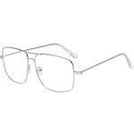 Musivon CLear Lens Glasses Non Prescription Metal Frame Glasses Men Women