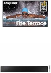 SAMSUNG 75-Inch Class Neo QLED 4K The Terrace Partial Sun, Quantum HDR+(QN75LST7DAFXZA, 2024 Model) + SAMSUNG HW-LST70T 3.0ch The Terrace Outdoor Soundbar w/IP55 Weather Resistant, Titan Black