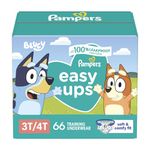 Pampers Easy Ups Training Pants Boys and Girls, 3T-4T, 66 Count, Super Pack