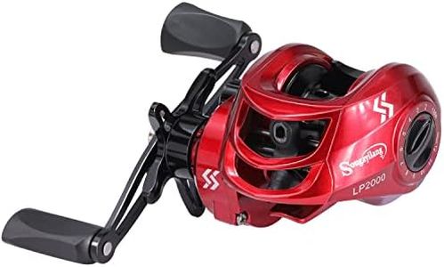 Sougayilang Fishing Baitcasting Reels, Super Smooth Baitcast Reel with Magnetic Braking System Baitcaster Reel-Right