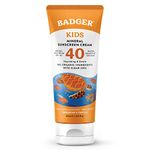 Badger - Kids Sport Clear Zinc Sunscreen Spf 40, Tangerine And Vanilla Scent - 2.9 Oz Tube