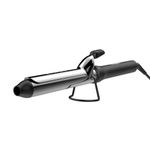 IKONIC CT32mm Curling Tong, Black Hair Curler for Bouncy Tight and Loose Curls, Professional Curling Iron for Salon Finish Long Lasting Curly Hair 8inch Titanium Barrel