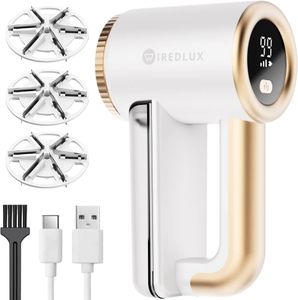 WiredLux Electric Lint Remover – Rechargeable Fabric Shaver, 3-Speed, USB