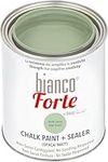 Bianco Forte - Sage Green - (1L) All-in-One Chalk Paint & Sealer: Most Durable Furniture, Cabinet, Wall & Door Paint – Fast Drying, Interior/Exterior, Matte Finish, Easy Application