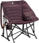 GCI Outdoor Freestyle Puff Rocker Portable Rocking Outdoor Camping Chair, Amethyst