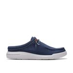 Clarks Men's Driftlite Surf Loafer Flat, Navy Canvas, 10 UK