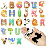 42PCS Foam Fridge Magnets for Toddlers, Letter Toddler Magnets Toys, Fridge Magnets for Kids, Refrigerator Magnets for Kids, Magnets for Kids on Fridge, Baby Toddler Magnets for Refrigerator