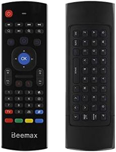 MX3 Fly Air Mouse Remote with Keyboard AMGUR 2.4G Mini Wireless Keyboard Air Mouse Combos IR Learning Remote Control for Android TV Box Raspberry Pi, PS3,PS4,XBOX 360, Mini PC, Google Smart TV Remote