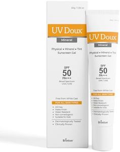 UV Doux Tinted Mineral Sunscreen SPF 50 PA+++ | 100% Mineral Broad Spectrum | Zinc & Iron Oxide | No White Cast | India’s No.1 Dermatologist Recommended Brand | For Sensitive Skin | 30 g