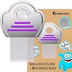 Adamson Lice Comb - Stainless Steel Lice Comb for Kids - Effective Nit Comb - Lice Combs for Thick Hair - Durable and Easy to Clean