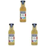 Hellmann's Fat Free Vinaigrette vegan salad dressing with only 7 calories per serving for salads and grain bowls 250 ml (Pack of 3)