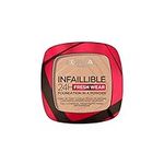 L'Oréal Paris Infallible 24H Fresh Wear Foundation in a Powder, Full-coverage, Longwear, Weightless Smooth Finish, Water-proof and Transfer-proof, 120 Vanilla