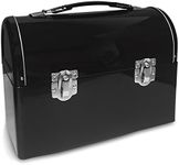 Plain Metal Dome Lunch Box - Black