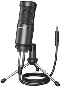 MAONO Condenser Microphone, Cardioid Studio Condenser Recording Mic with 3.5mm XLR for podcasting, Streaming, Singing, Vocal, Home-Studio