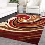 zia carpets Silk Touch Washable Thick Carpet for Living Room/Home Size 6 x 8 feet