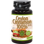 100% Ceylon Cinnamon | 80 Capsules x 300 mg (40 Days Supply) | Premium Quality | Without Additives | High Absorption | Powerful Natural Antioxidant by Cvetita Herbal