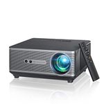 YABER ACE K1 4K Projector 650 ANSI Ultra Bright, Home Theater with WiFi 6, Bluetooth, Auto Screen, First Full-Sealed Engine, Wireless Casting/HDMI/USB/TV Stick/PPT (Model ACE K1, Black)