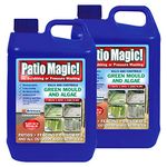 Brintons Patio Magic Concentrated Mould, Algae and Moss Cleaner (2 x 5 l Bottles)