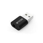 TROND USB Sound Card, External Sound Cards with One 3.5mm Aux TRRS Jack, USB Audio Adapter for Integrated Audio Out & Microphone In, Driver-free Compatible with PC, MacBook, PS, Headset, Speaker