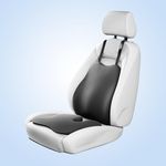 AYKA Car Back & Seat Cushion Combo | Orthopedic Memory Foam Lumbar Support & Coccyx Seat Cushion | Relieves Back, Hip & Tailbone Pain | Improves Posture for Long Drives & Daily Commute | Black