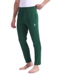 U.S. POLO ASSN. Men's Cotton Stretch OELP1 Lounge Track Pants - Pack of 1 (Dk. Green L