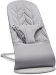 BabyBjörn Bliss Baby Bouncer Woven Petal Quilting Light Grey