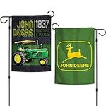 WinCraft John Deere Garden 12"x18" 2-Sided TRACTORSIDE