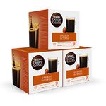 NESCAFE Dolce Gusto Americano Intenso Coffee Pods - total of 48 Coffee Capsules - 100 Percent Arabica Coffee - Coffee with red fruit hints - Coffee Intensity 8 (3 Packs)