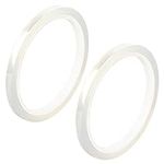 LUTER 2pcs 1/4inch x 36yards Clear 