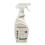 Orgomore Plant based Wood Cleaner (500 ml) | 3-in-1 Clean, Shine, Protect Wooden Surfaces| Biodegradable Formula that Cleans Furniture, Tables | Non-Toxic & Eco-Friendly