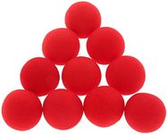 10 Pieces Magic Red Sponge Balls/Super Soft Sponge Balls Magic Street Classical Comedy Trick Props