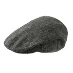 TOSKATOK® Boys Girls Kids Tweed Flat Cap-Grey-HERR