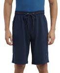 Jockey Men's Cotton Shorts (9426_Navy & Seaport Teal_)