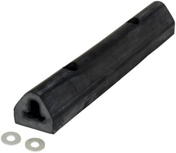 Vestil M-2-12 Extruded Rubber Fender Bumper 12 In. x 2 In. x 1-3/4 In. Black