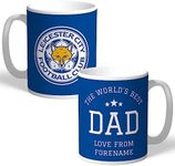 Personalised Leicester City FC World's Best Dad Mug