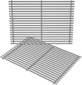 Stanbroil Stainless Steel Cooking Grate for Weber Genesis II and Genesis II LX 300 Series Gas Grills, Replacement Parts for Weber 66095 - Set of 2