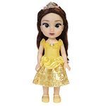 Disney Princess Belle Doll, 14” / 35cm Tall Doll with Royal Reflection Eyes Includes Removable Dress, Shoes and Tiara, Perfect for Girls Ages 3+