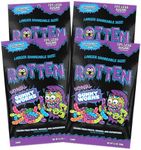 Rotten Original Gummy Worms - Low Sugar, Low Calorie, 7g Gut-Friendly Prebiotic Fiber and 3g Protein, Gluten Free Candy - 5.3 oz Share Pack [4 Pack]