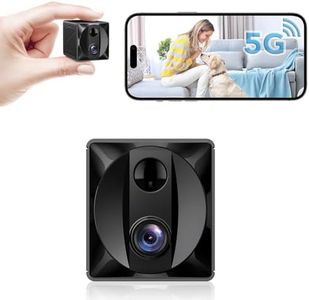 YHRBTPO 2025 Upgraded Mini Spy Camera Hidden Camera,4K WiFi Wireless Camera, 100 Days Standby Battery Life,AI Motion Detection Alerts,Nanny Cam Security Cam for Indoor,Home,Baby,Pets