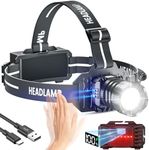 LED Rechargeable Headlamp, 150000LM