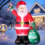 8 FT Christmas Inflatable Santa Cla