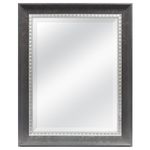 MCS 18x24 Inch Sloped Mirror with Dental Molding Detail, 23.5x29.5 Inch Overall Size, Bronze (20559)