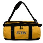 STEIN 40L, 70L, 90L Water Resistant Holdall Bag & Rucksack, Durable PVC for Outdoors, Camping, Sports, Watersports (70L, Yellow)