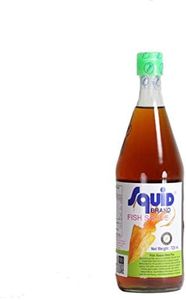 Squid Brand Fish Sauce | Authentic Thai Fish Sauce | Stir-Fry, Marinate, Dip | Naturally Fermented | Kosher | NO MSG | No Added Colourings or Preservatives | Gluten Free (GF) | 725ML Bottle