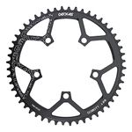 DJC Bike Chainring 110BCD Round Road Bike Chainring Narrow Wide Tooth 5 Arms Aluminum Lightweight for Force Red Rival s350 s900 36 38 40 42 44 46 48 50 52 (36T)