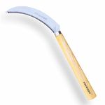 SHANFEEK Grass Hoe Weeding Tools for Garden Hand Tool Weed Removal Tool High Toughness Stainless Steel With Hard Solid Wood Handle(Sawtooth)