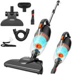 VonHaus Stick Vacuum Cleaner 800W 17000Pa Corded – 2 in 1 Upright & Handheld Vacuum Cleaner with Lightweight Design, HEPA Filtration, 1.3L Dust Tank, Crevice Tool & Upholstery Brush - Grey