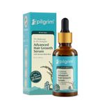 Pilgrim Redensyl 3% + Anagain 4% Advanced Hair Growth Serum for Scalp (50ml) with Natural Ingredients Korean Black Rice, Controls Hair Fall, Stimulates HairGrowth, Increases Hair Density | HairGrowth Serum for Men & Women