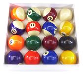 Billiard Pro Unisex 2'' 2 POOL BALL SET SPOTS AND STRIPES, M, One Size UK